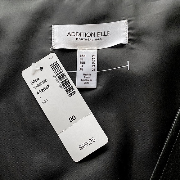 Black leather sleeveless dress. Has black slip insert. - Picture 3 of 3